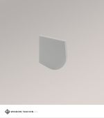 Vorschau Endkappe links für Kassettenrollo S rund #1W grau