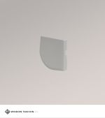 Vorschau Endkappe rechts für Kassettenrollo S rund #1W grau