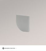 Vorschau Endkappe rechts für Kassettenrollo M rund #1W grau