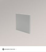 Vorschau Endkappe links für Kassettenrollo M eckig #1W grau