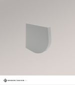 Vorschau Endkappe Kette links für Kassettenrollo M rund #1W grau