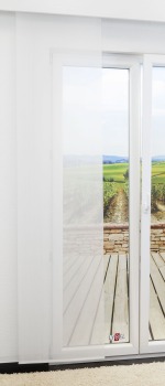 Flächenvorhang 245cm x 60cm, mit Motiv Pur Seamless