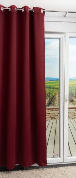 Lysel - Ösenschal Iso Verdunklung Rot