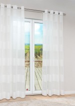 Vorschau Lysel - Ösenschal Coluna #1W in reinweiß natur