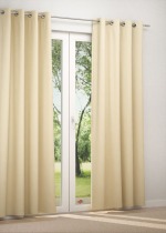 Ösenschal in Beige
