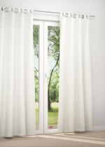 Schlaufenschal in weiß