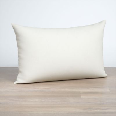 Dekokissen rechteckig in weiß