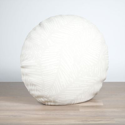 Dekokissen rund in Beige