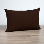 Dekokissen rechteckig in Braun