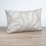 Dekokissen rechteckig in Grau