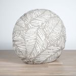 Dekokissen rund in Grau