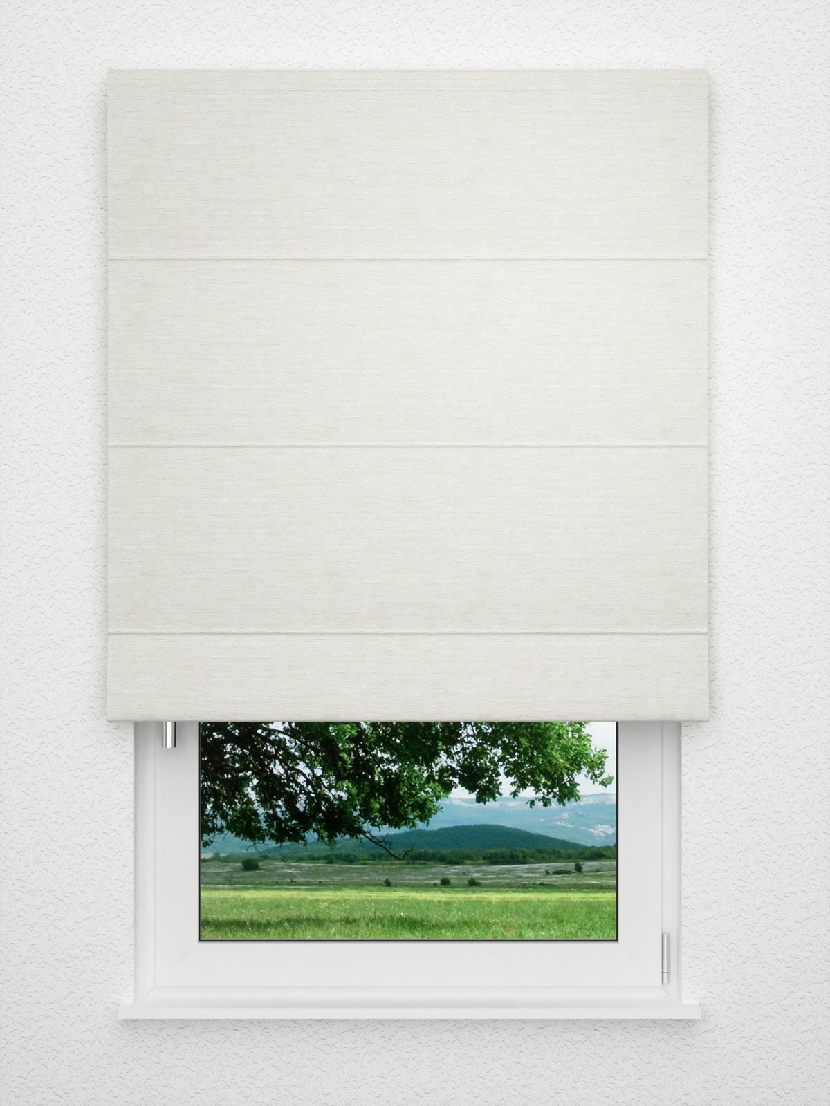 Raffrollo classic in weiß