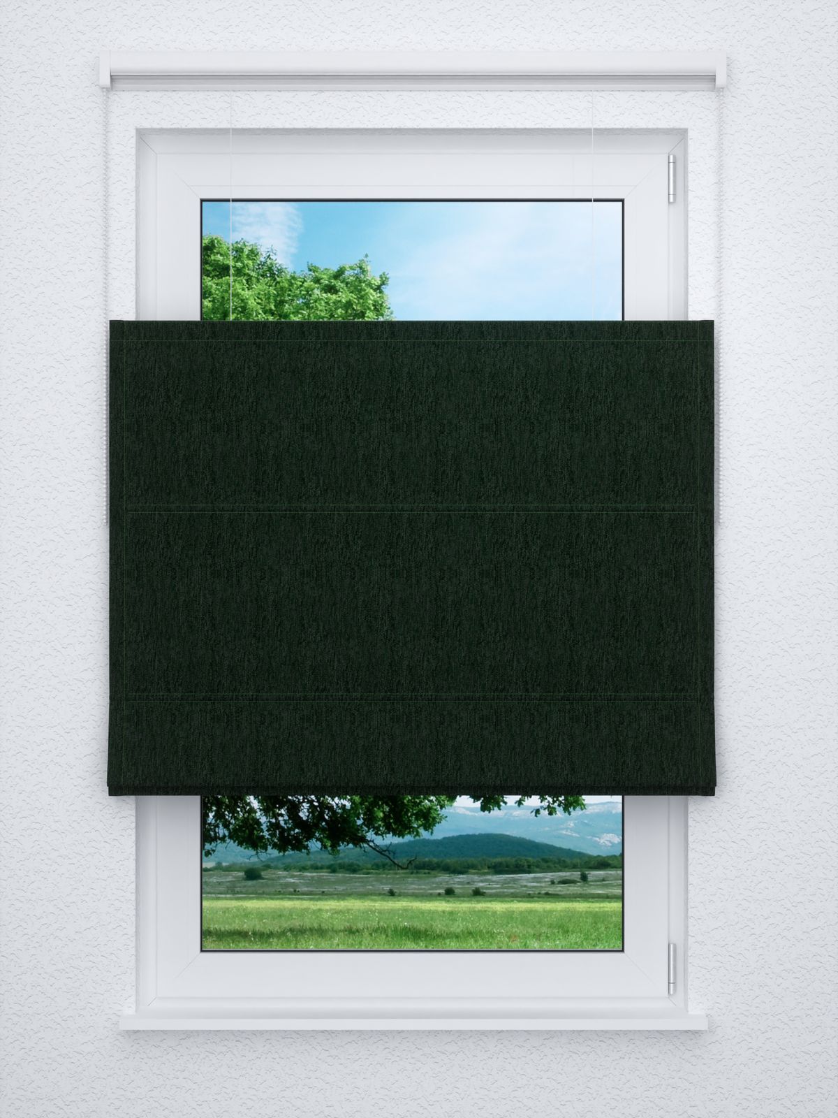 Raffrollo professional in grün