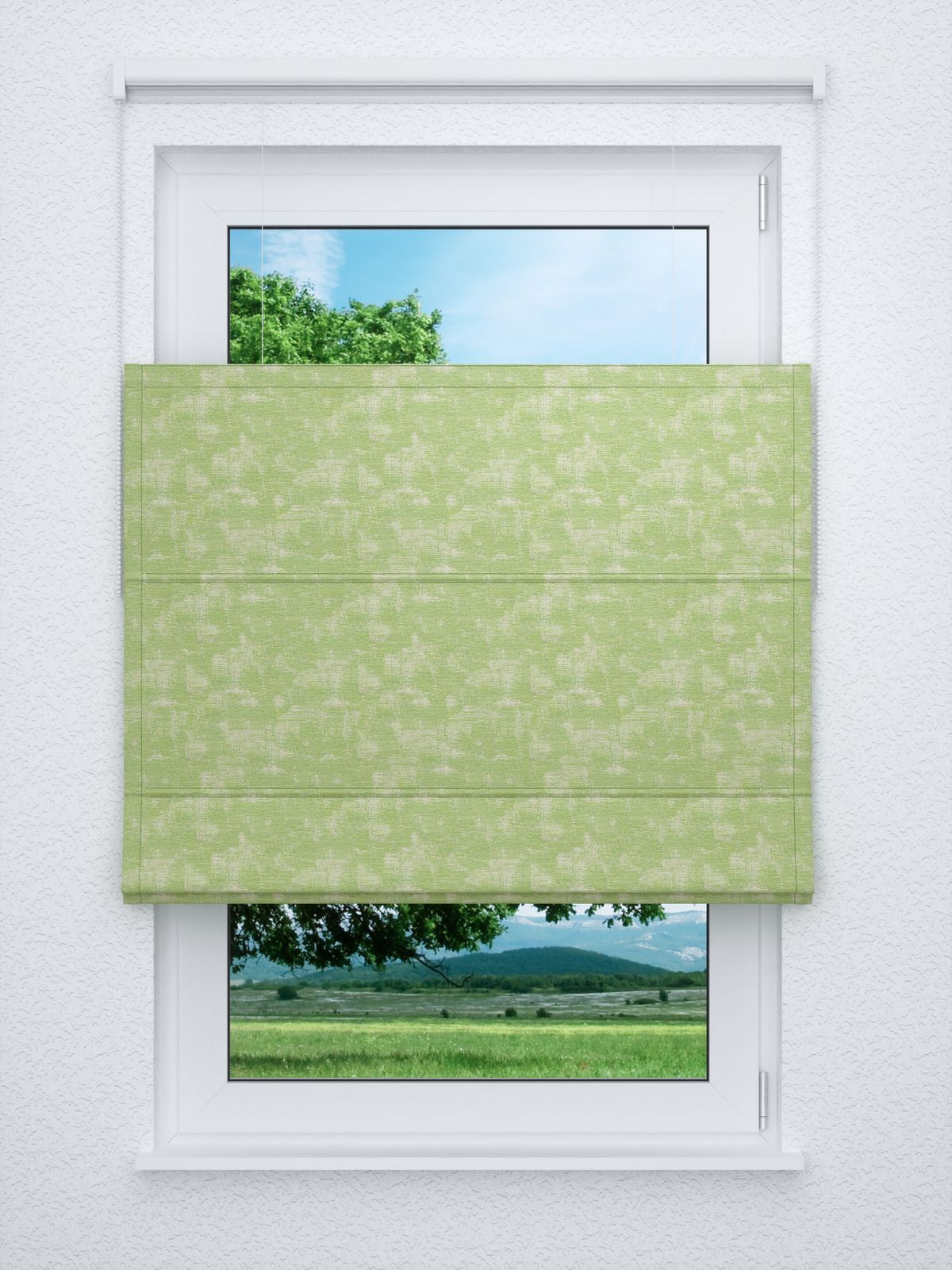 Raffrollo professional in grün