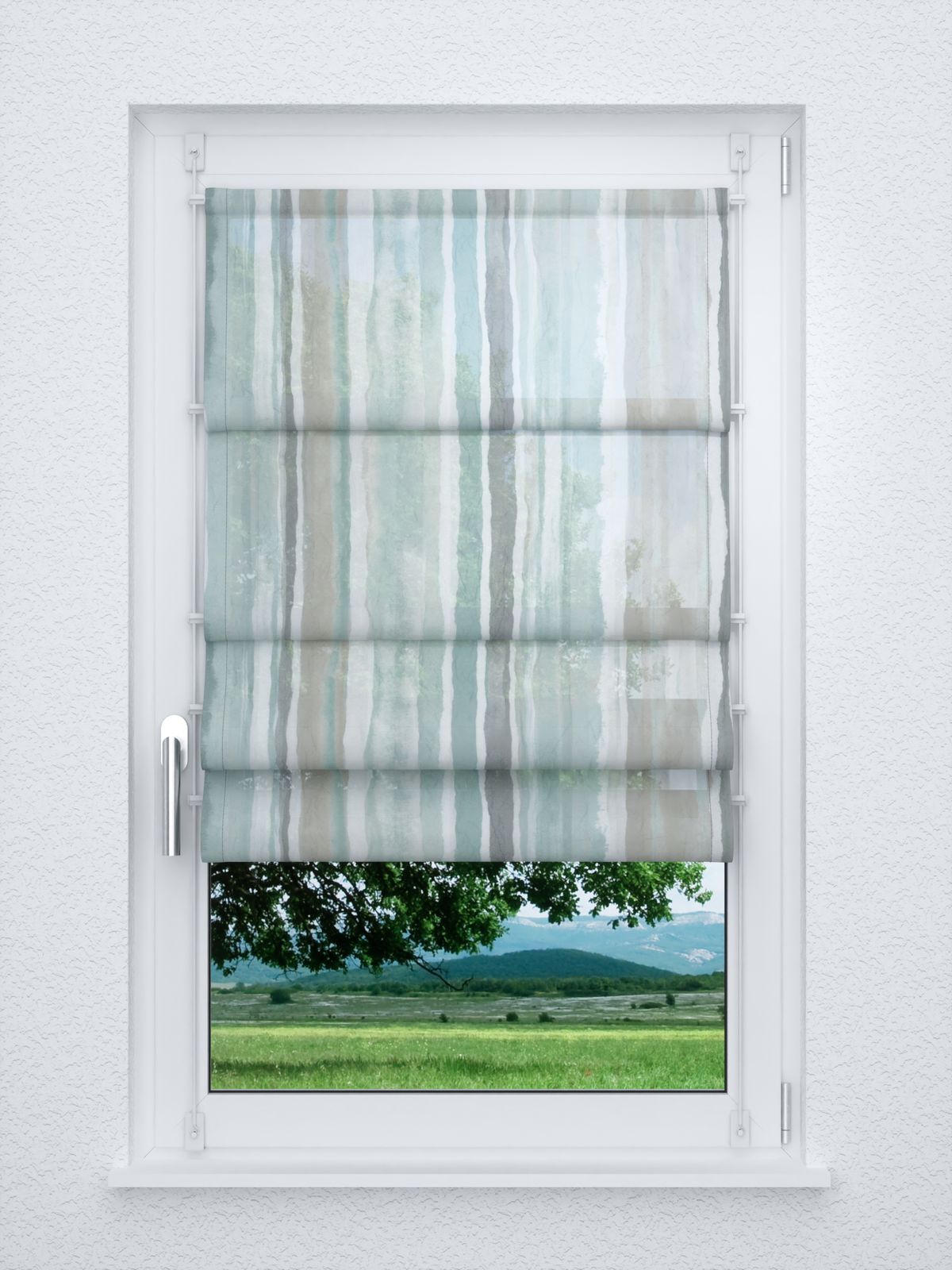 Raffrollo smart in grün