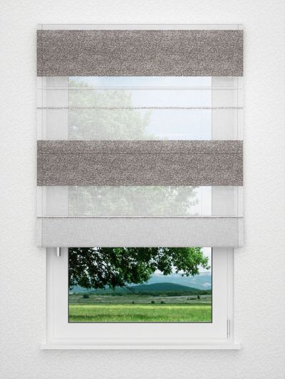 Raffrollo classic in Braun