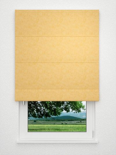 Raffrollo classic in gelb