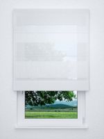 Raffrollo classic in Weiß