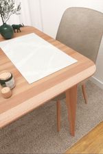 Vorschau Mirinda #3J von Lysel - Platzdeckchen in Graubeige Cremeweiß