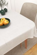 Vorschau Grimsey #3J von Lysel - Tischdecke eckig in beigegrau reinweiß