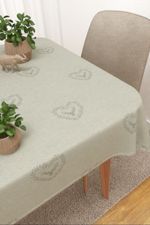 Tischdecke eckig in Beige