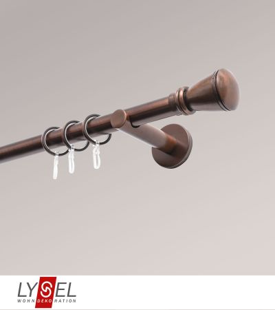 Lysel - SET Opal 160cm Träger offen mit Endstücke Konus in Bronze