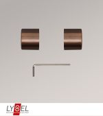 Vorschau Lysel - 1 Paar Endstücke Kappe für Opal-Stangen #1W bronze