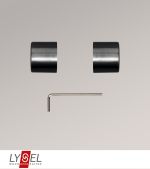 Vorschau Lysel - 1 Paar Endstücke Kappe für Opal-Stangen #1W titan