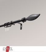 Vorschau Lysel - SET Flammendesign Stange Ø 13/16mm #1W schwarz