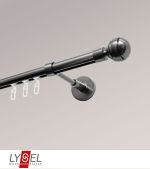 Vorschau Lysel - SET Opal Innenlauf 160cm Träger geschlossen mit Endstücke Kugel in Weiß #1W titan