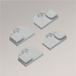 Vorschau SET Flachträger Decomatic #1W grau