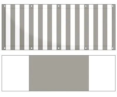 Design Balkon Sichtschutz bu-111 (Balkon Sichtschutz)