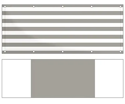 Design Balkon Sichtschutz bu-111 (Balkon Sichtschutz)