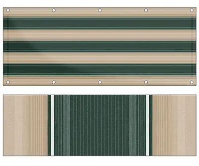 Markise Ma&szlig;anfertigung Balkon Sichtschutz Fantasie Verdi G686