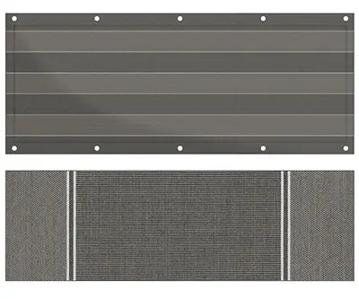 Markise Ma&szlig;anfertigung Balkon Sichtschutz Filare R202