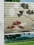 Plissee Ginkgo Tree 1221vs Fensteransicht