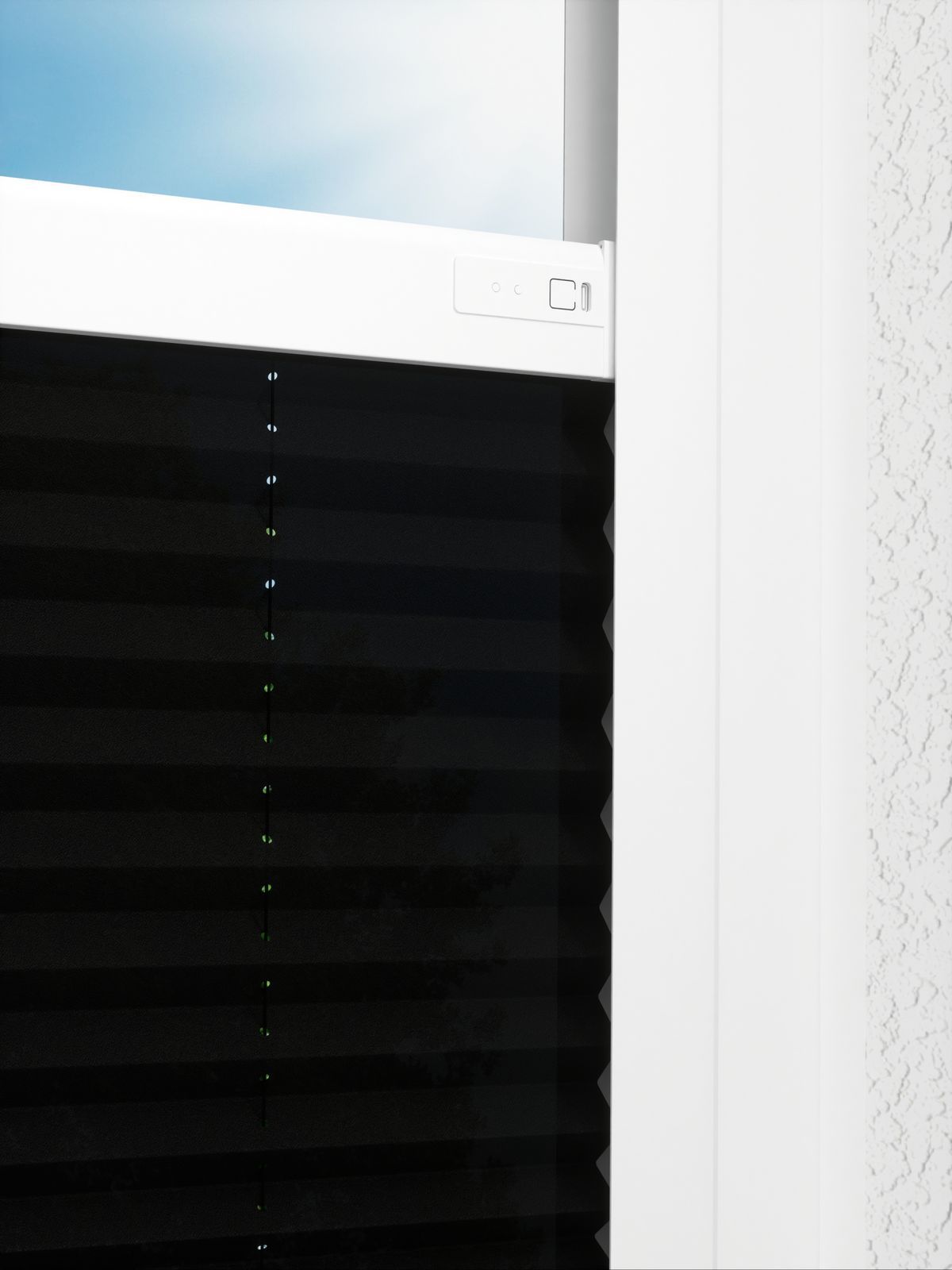 Detailansicht LYSEL HOME Plissee 138A Elva Krepp