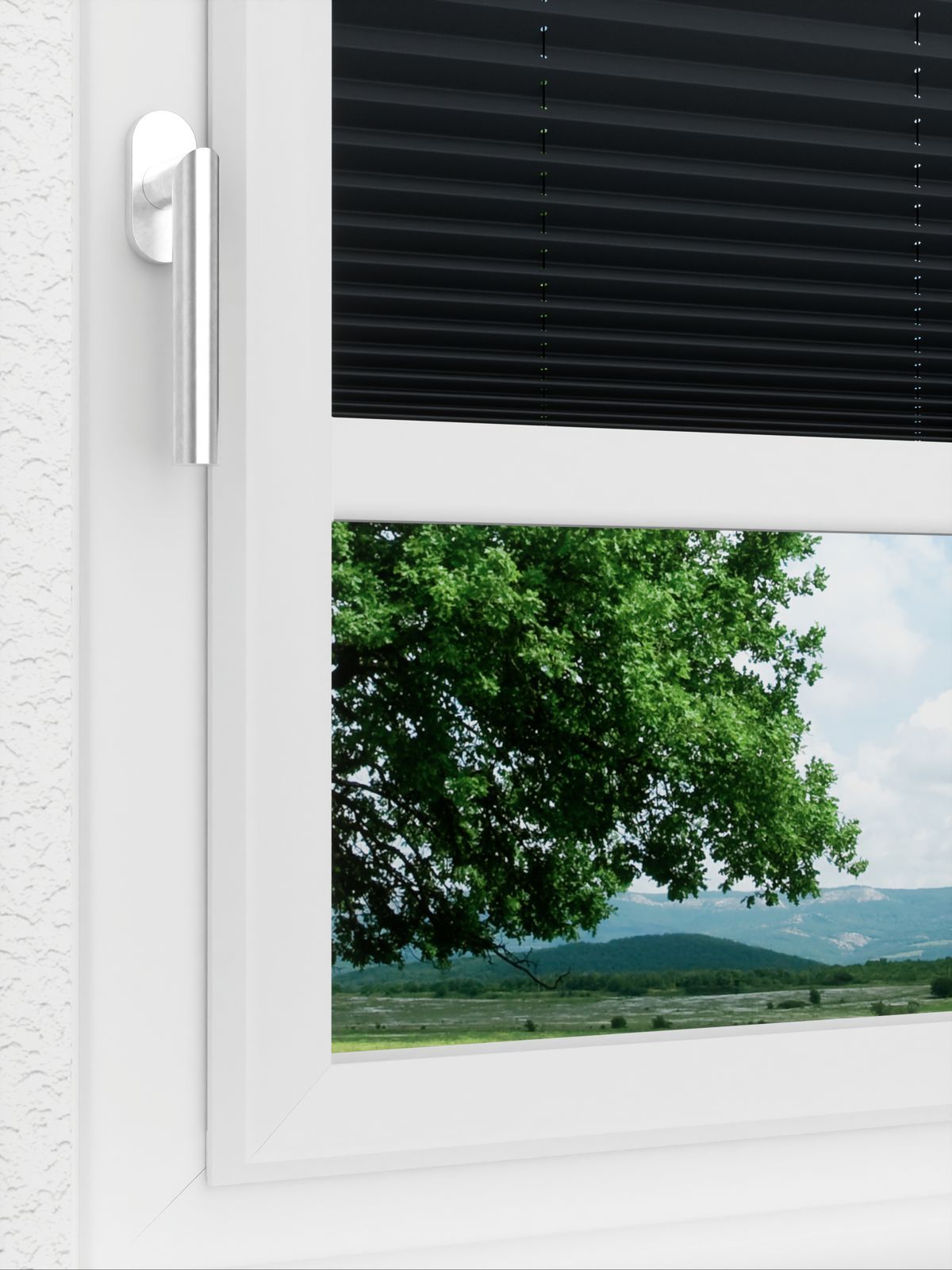 Detailansicht LYSEL HOME Plissee 123A Jonte Pearl