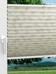 Plissee Leaves 1239vs Fensteransicht