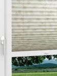 Plissee Leaves 1239vs Fensteransicht