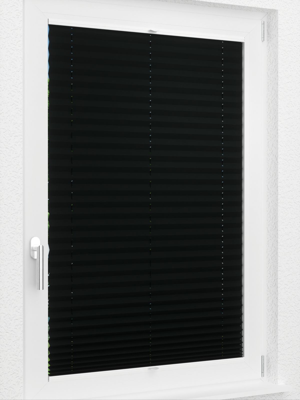 Detailansicht LYSEL HOME Plissee 240A Elva Krepp Pearl