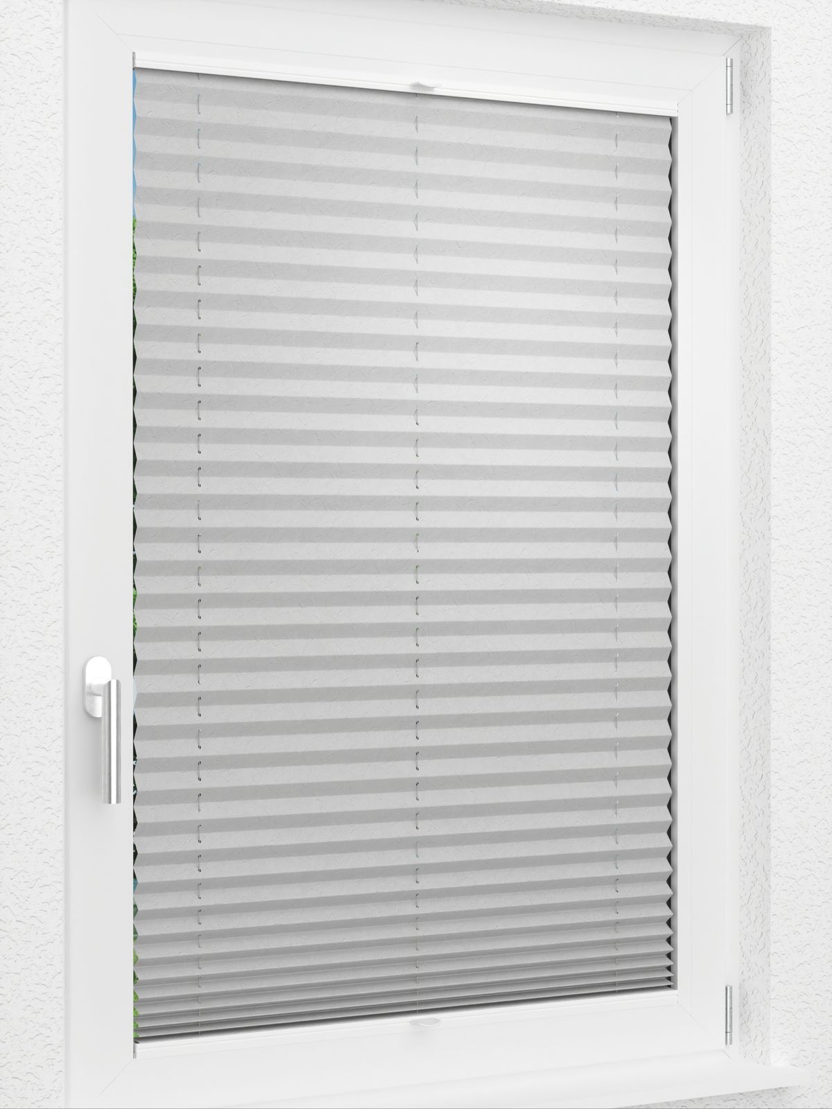 Detailansicht LYSEL HOME Plissee 239A Bari Crush Pearl