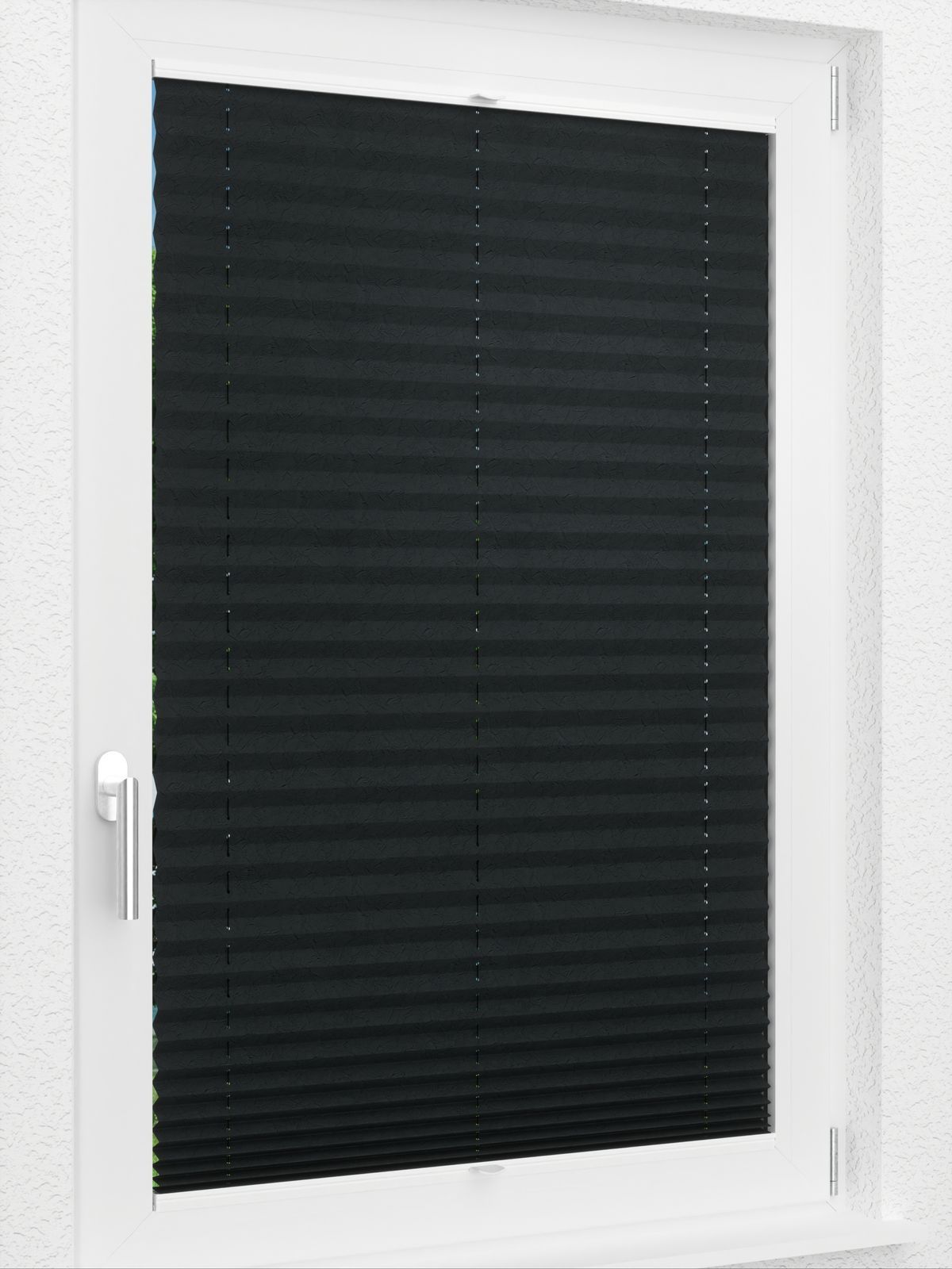 Detailansicht LYSEL HOME Plissee 301A Bari Crush Pearl