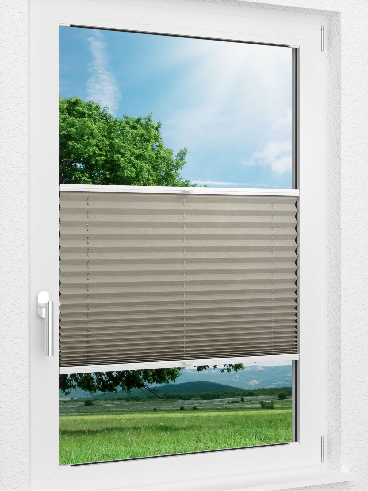 Detailansicht LYSEL HOME Plissee 304A Linn