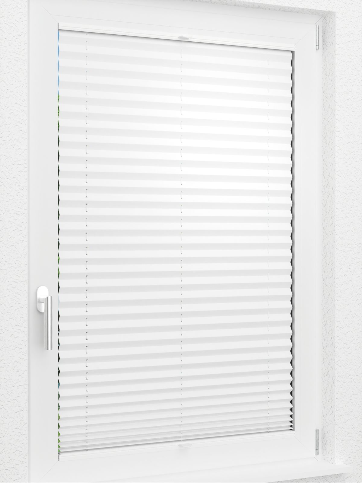 Detailansicht LYSEL HOME Plissee 103B Elva Krepp BO