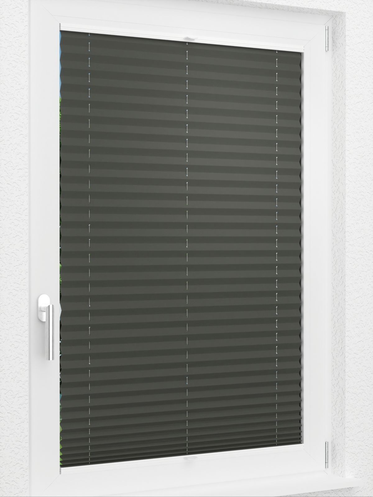 Detailansicht LYSEL HOME Plissee 202B Elva Krepp BO