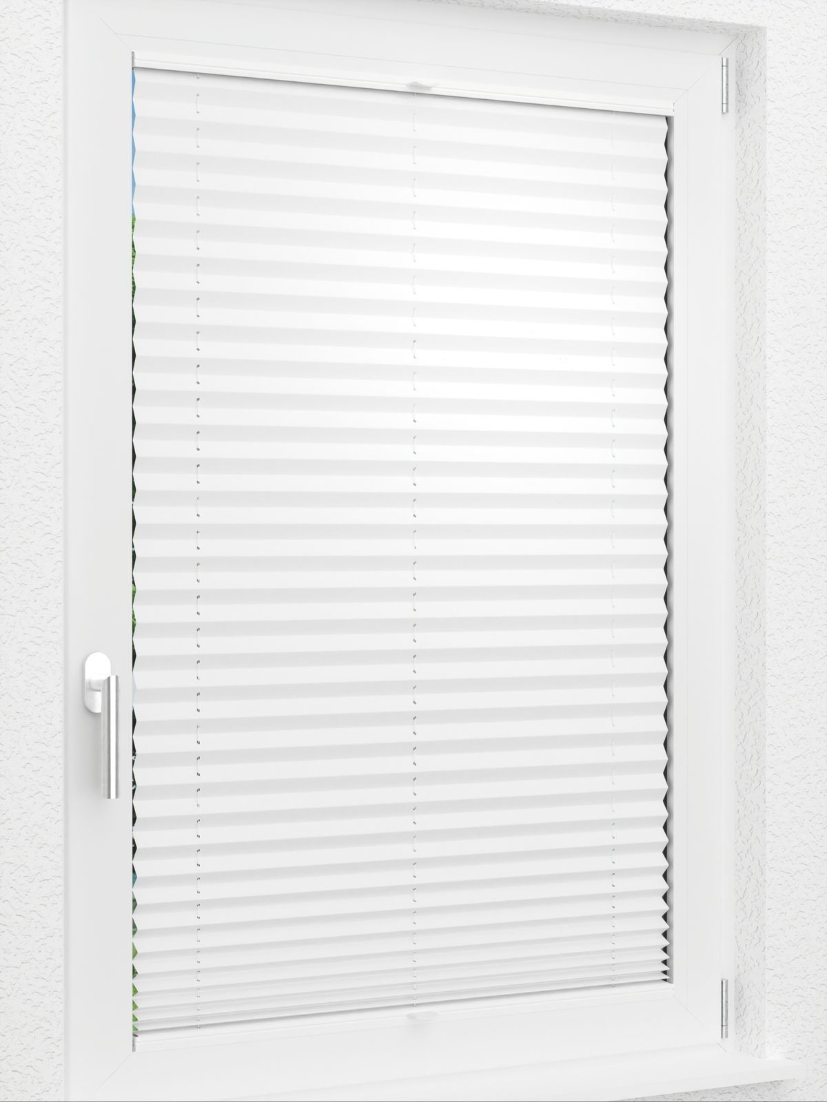 Detailansicht LYSEL HOME Plissee 205B Elva Krepp
