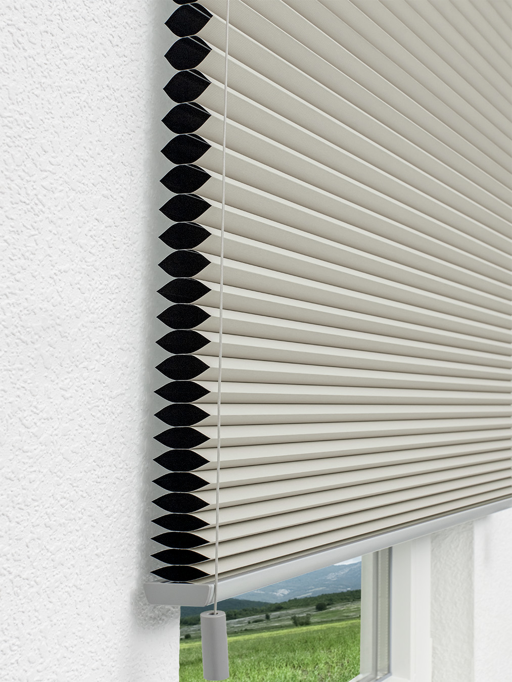 Detailansicht Wabe 45mm Sixangle Dark 1403vs