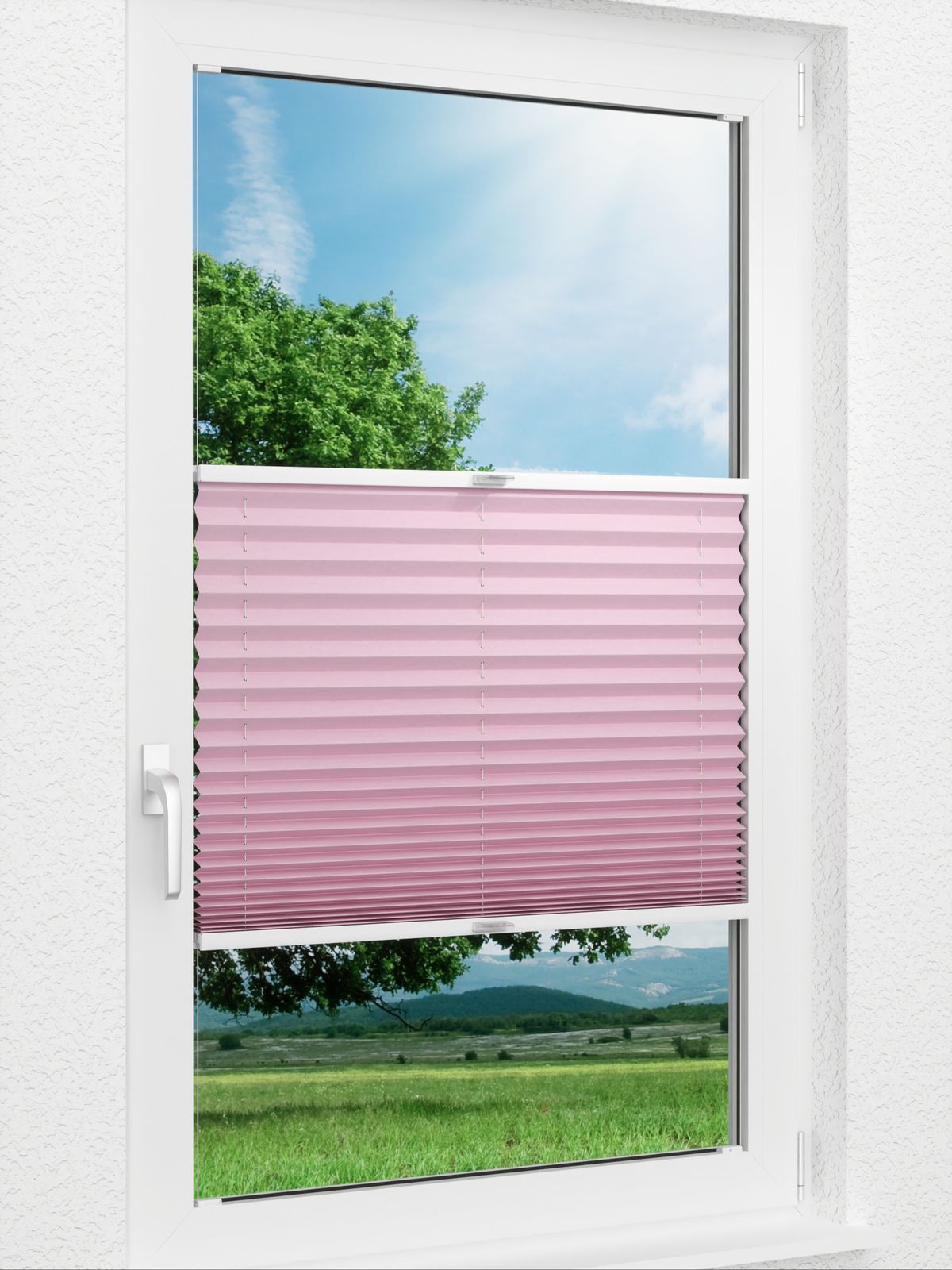 Detailansicht Plissee Crush Reflex 311vs