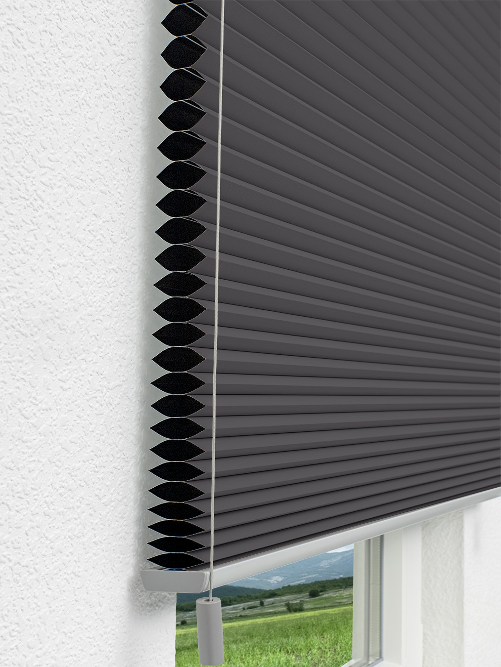 Detailansicht Wabe 45mm Sixangle Dark 1400vs